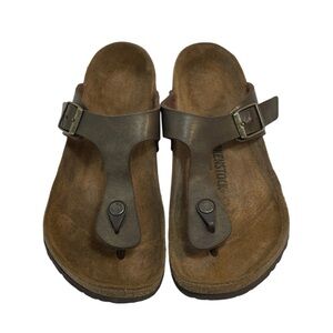 BIRKENSTOCK Gizeh Graceful Mocha Size 41 Women’s 10-10.5 Men’s 8-8.5 Reg/Wide